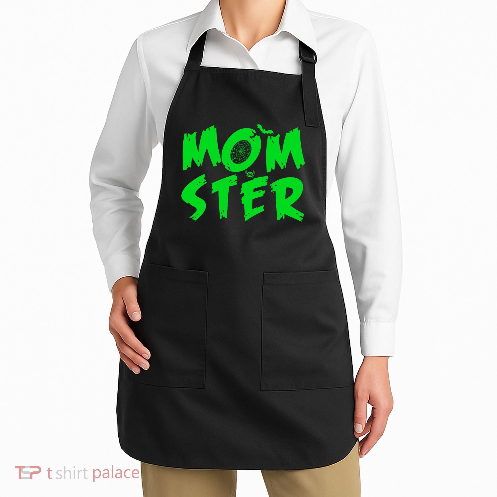 Cute Halloween Mom-Ster Apron