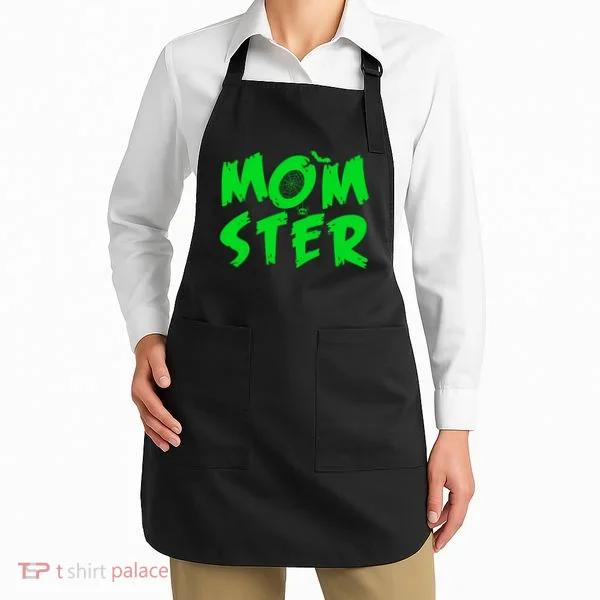 Cute Halloween Mom-Ster Apron