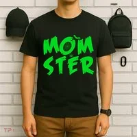 Cute Halloween Mom-Ster T-Shirt thumb 6