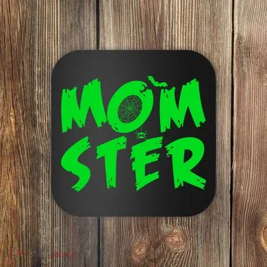 Cute Halloween Mom-Ster Coaster