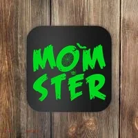 Cute Halloween Mom-Ster Coaster thumb 0