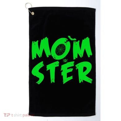 Cute Halloween Mom-Ster Golf Towel