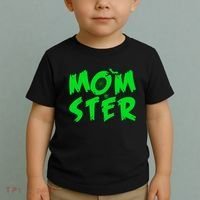 Cute Halloween Mom-Ster Toddler T-Shirt thumb 2