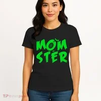 Cute Halloween Mom-Ster Women's T-Shirt thumb 4