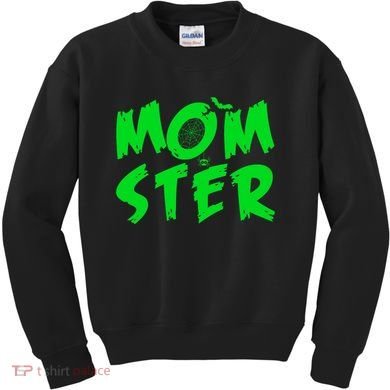 Cute Halloween Mom-Ster Kids Sweatshirt
