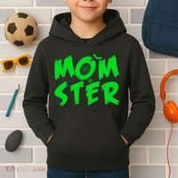 Cute Halloween Mom-Ster Kids Hoodie thumb 2