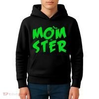 Cute Halloween Mom-Ster Kids Hoodie thumb 4