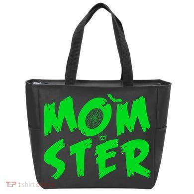 Cute Halloween Mom-Ster Tote Bag