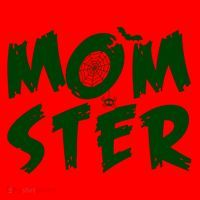 Cute Halloween Mom-Ster Santa Hat thumb 1