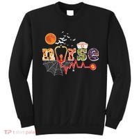 Cute Halloween Patterns Nurse Sweatshirt thumb 0