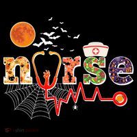 Cute Halloween Patterns Nurse Women's Hoodie thumb 2