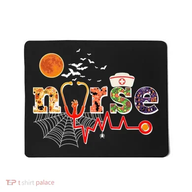 Cute Halloween Patterns Nurse Mousepad