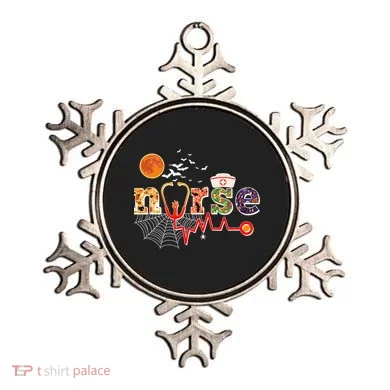 Cute Halloween Patterns Nurse Ornament