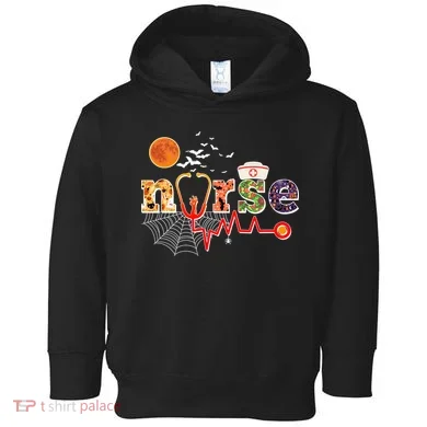 Cute Halloween Patterns Nurse Toddler Hoodie