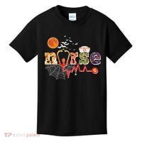 Cute Halloween Patterns Nurse Kids T-Shirt thumb 0