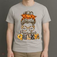 Cute Halloween Pumpkin Queen Autumn  T-Shirt thumb 3