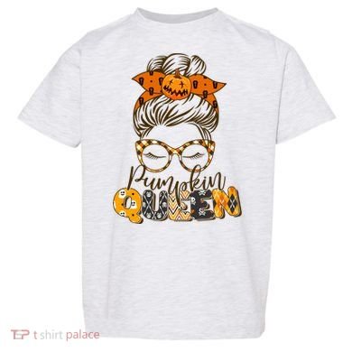 Cute Halloween Pumpkin Queen Autumn  Toddler T-Shirt