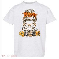 Cute Halloween Pumpkin Queen Autumn  Toddler T-Shirt thumb 0