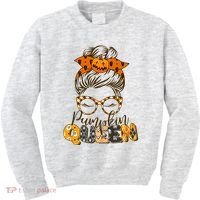 Cute Halloween Pumpkin Queen Autumn  Kids Sweatshirt thumb 0