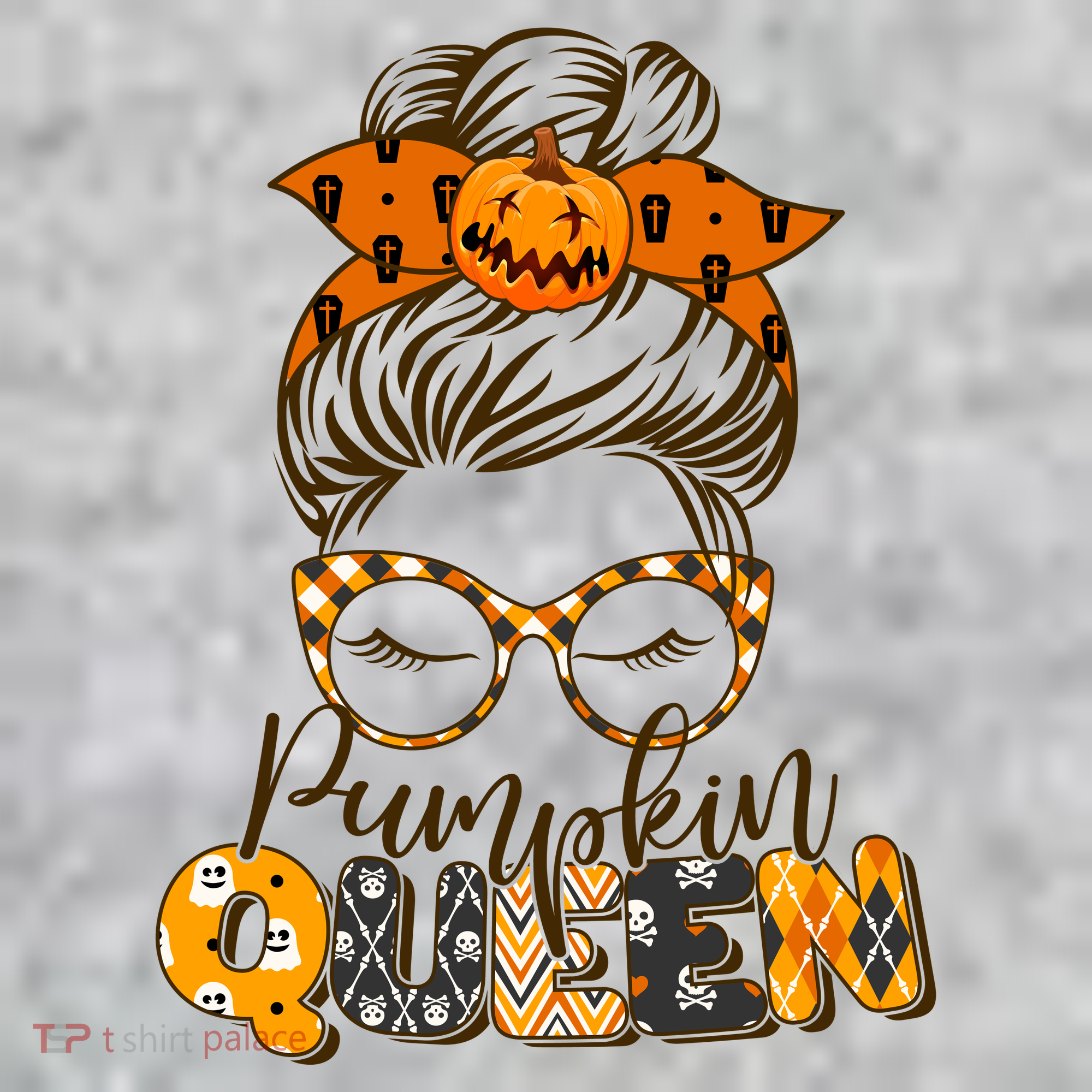Cute Halloween Pumpkin Queen Autumn  Kids Sweatshirt