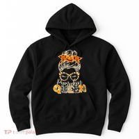 Cute Halloween Pumpkin Queen Autumn  Hoodie thumb 0