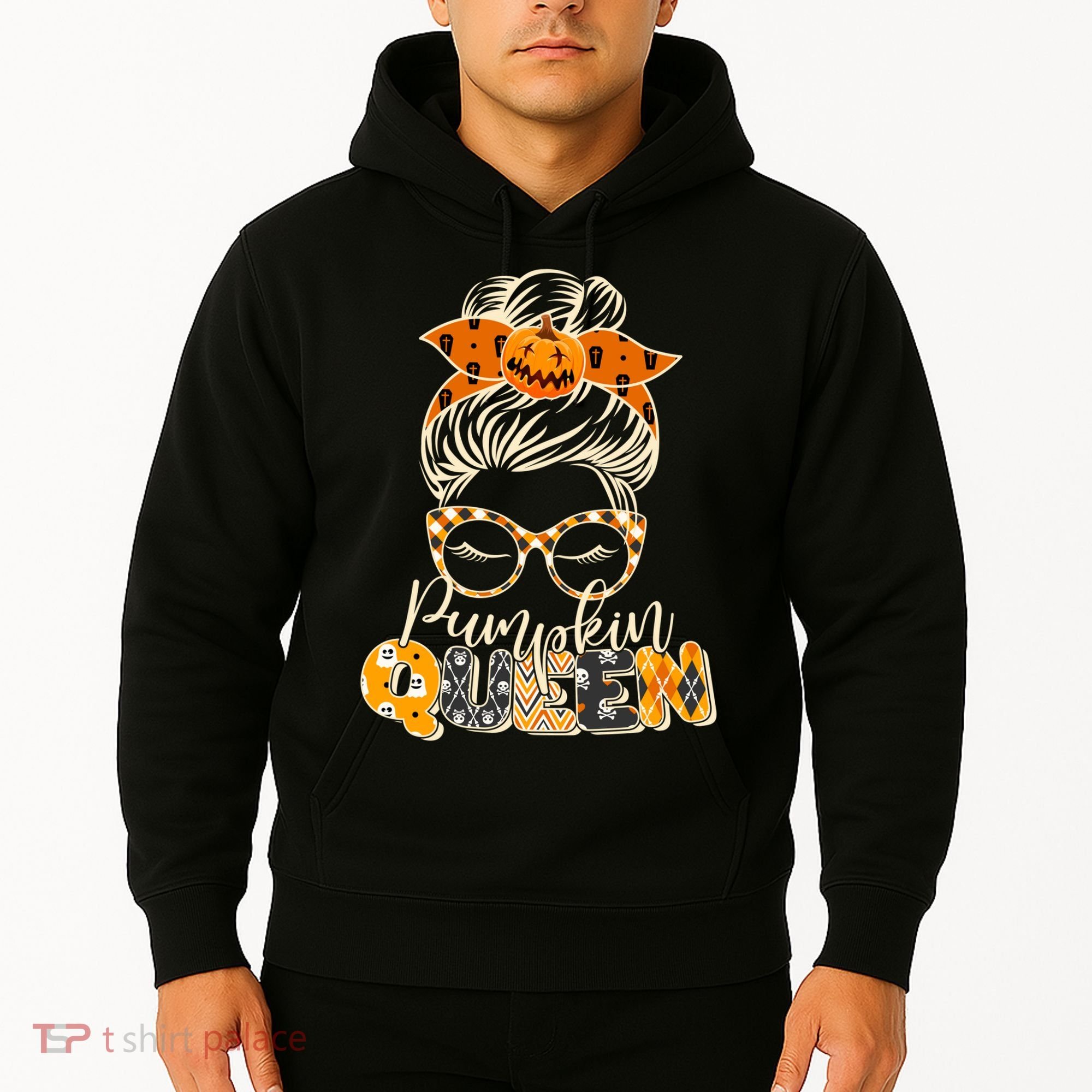 Cute Halloween Pumpkin Queen Autumn  Hoodie