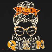 Cute Halloween Pumpkin Queen Autumn  Button thumb 1