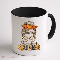 Cute Halloween Pumpkin Queen Autumn  Coffee Mug thumb 1