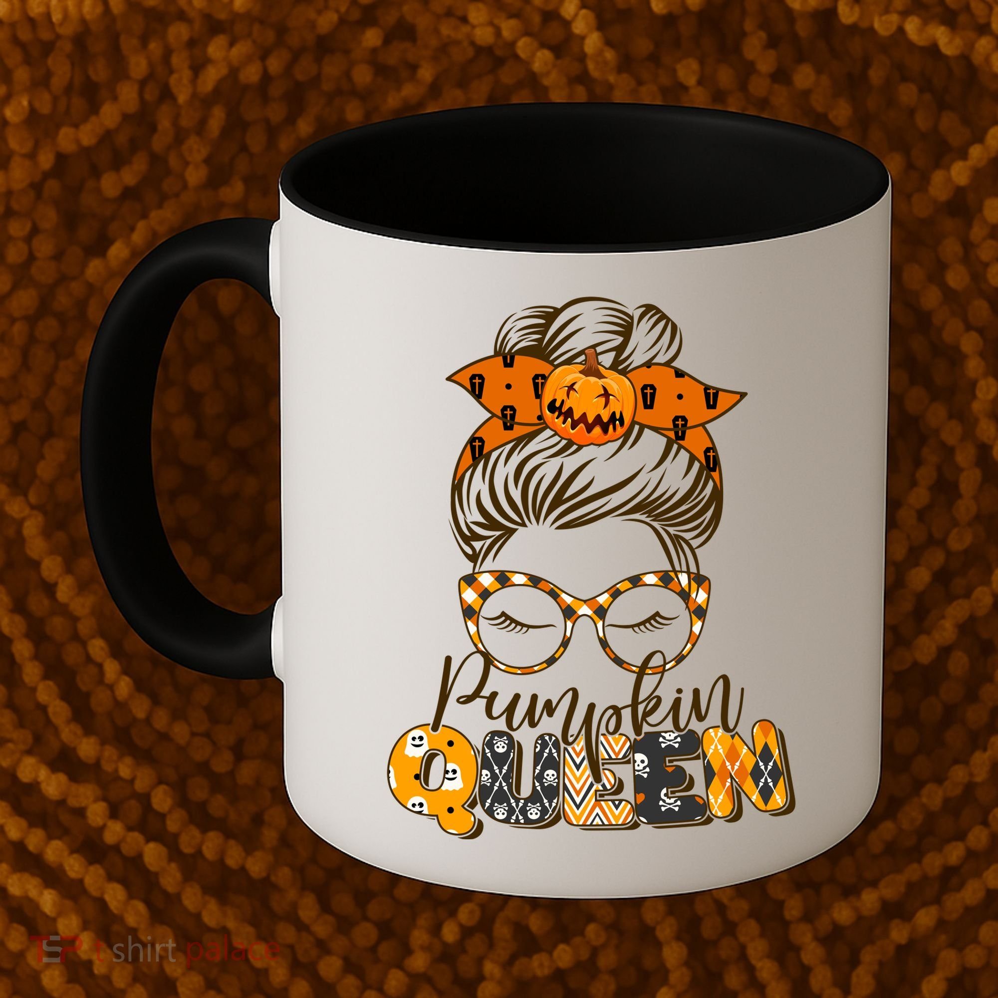 Cute Halloween Pumpkin Queen Autumn  Coffee Mug