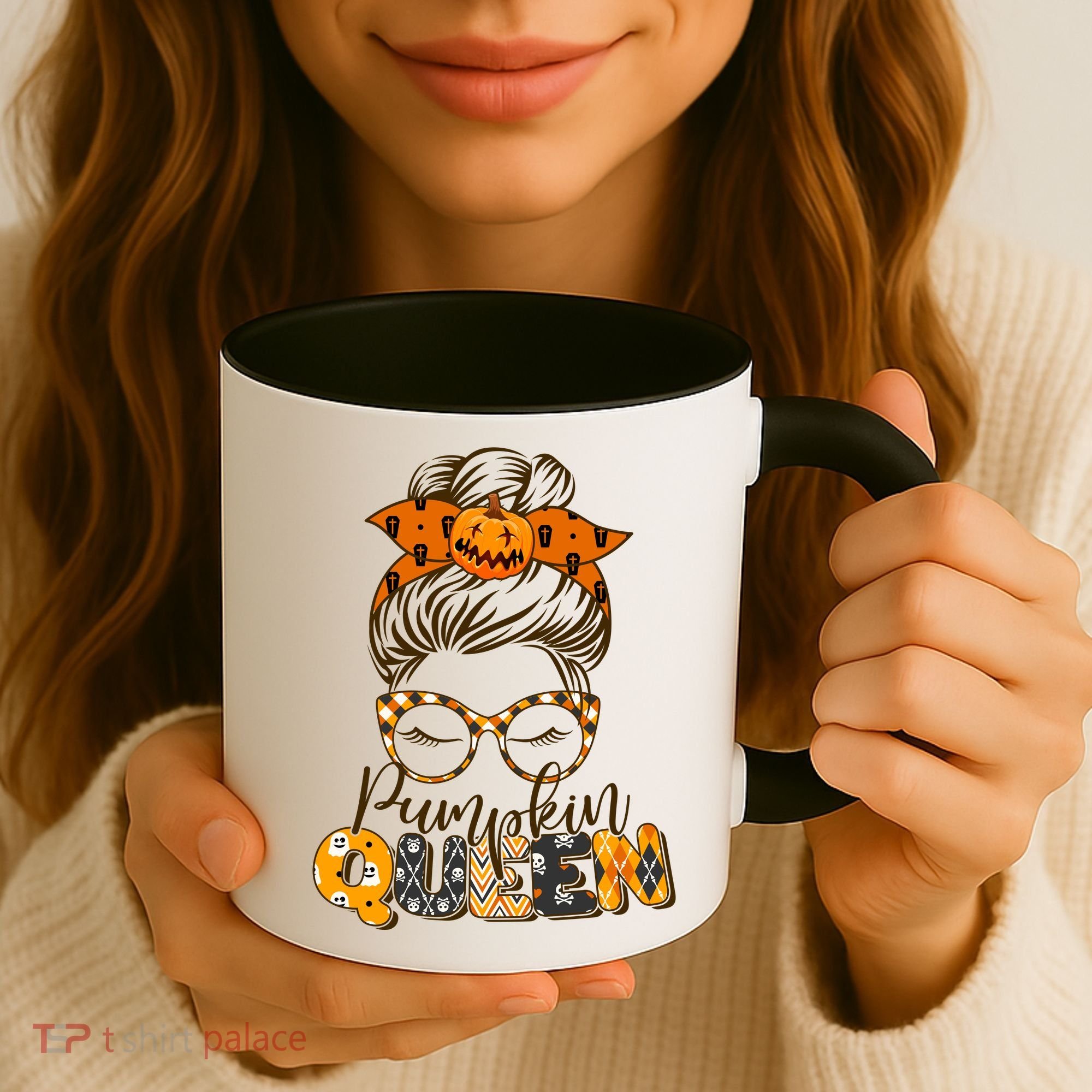 Cute Halloween Pumpkin Queen Autumn  Coffee Mug