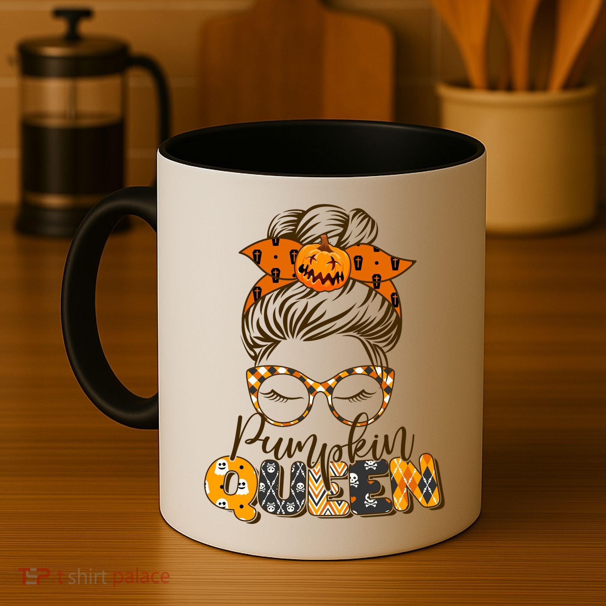 Cute Halloween Pumpkin Queen Autumn  Coffee Mug