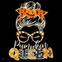 Cute Halloween Pumpkin Queen Autumn  Ornament thumb 1