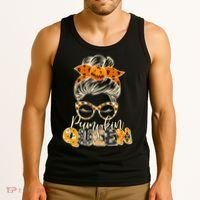 Cute Halloween Pumpkin Queen Autumn  Tank Top thumb 3