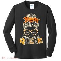 Cute Halloween Pumpkin Queen Autumn  Kids Long Sleeve Shirt thumb 0