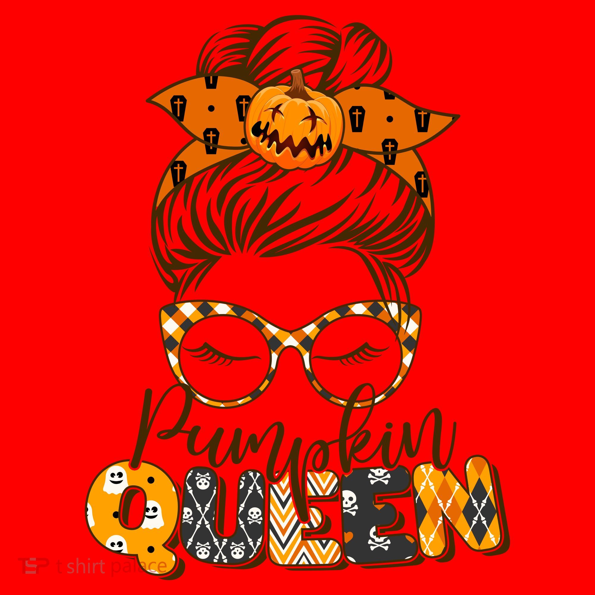 Cute Halloween Pumpkin Queen Autumn  Santa Hat