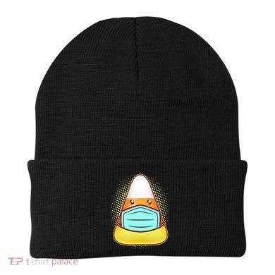Cute Halloween Quarantine Candy Corn Beanie
