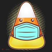 Cute Halloween Quarantine Candy Corn Beanie thumb 2