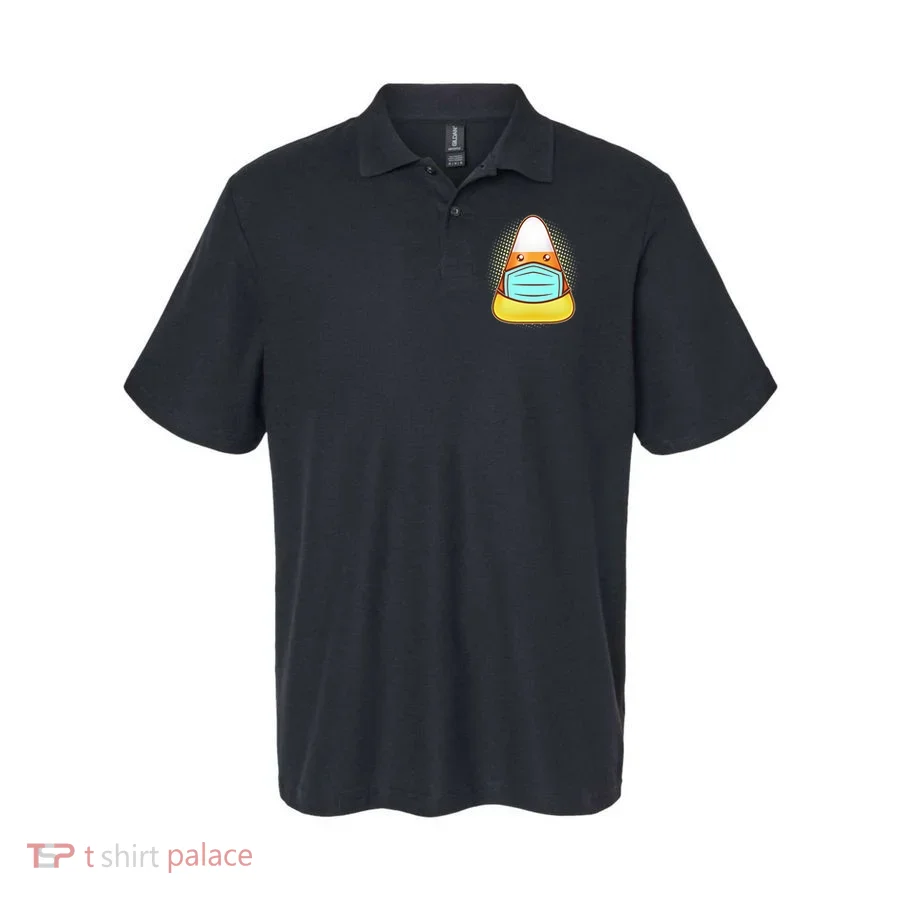 Cute Halloween Quarantine Candy Corn Polo