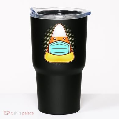 Cute Halloween Quarantine Candy Corn Tumbler