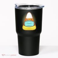 Cute Halloween Quarantine Candy Corn Tumbler thumb 0