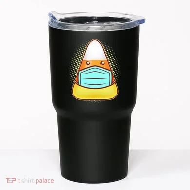 Cute Halloween Quarantine Candy Corn Tumbler