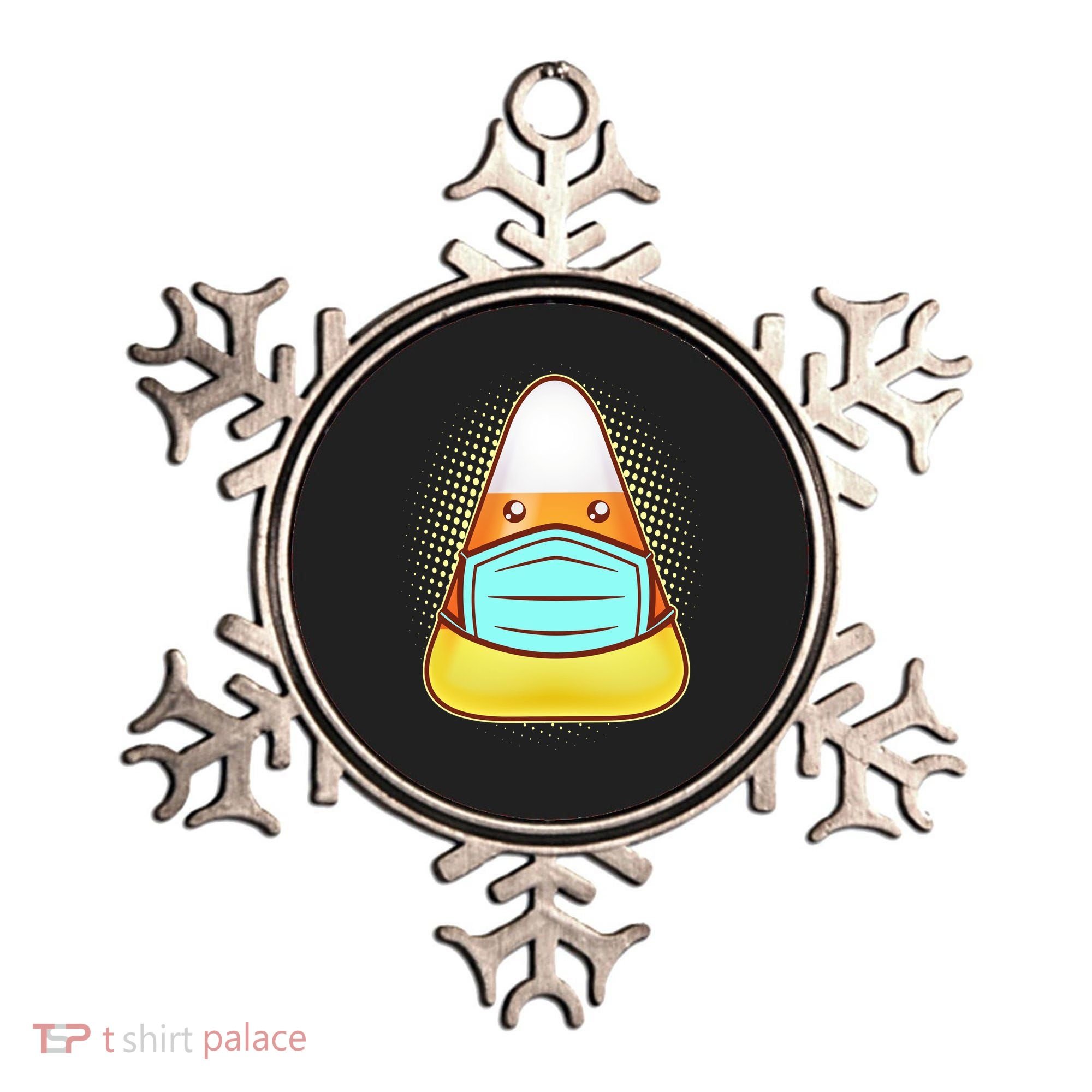 Cute Halloween Quarantine Candy Corn Ornament