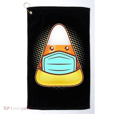 Cute Halloween Quarantine Candy Corn Golf Towel