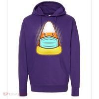 Cute Halloween Quarantine Candy Corn Hoodie thumb 0