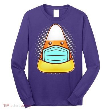 Cute Halloween Quarantine Candy Corn Long Sleeve Shirt