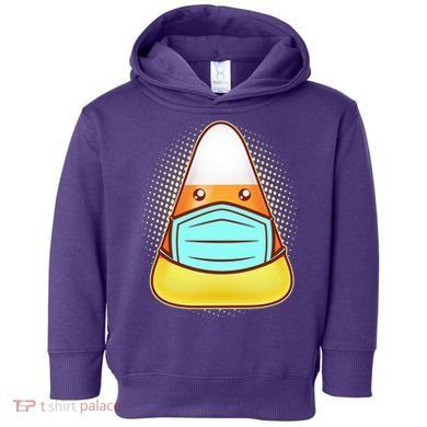 Cute Halloween Quarantine Candy Corn Toddler Hoodie