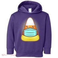 Cute Halloween Quarantine Candy Corn Toddler Hoodie thumb 0