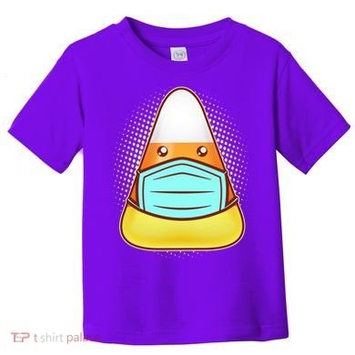 Cute Halloween Quarantine Candy Corn Toddler T-Shirt