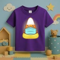 Cute Halloween Quarantine Candy Corn Toddler T-Shirt thumb 3