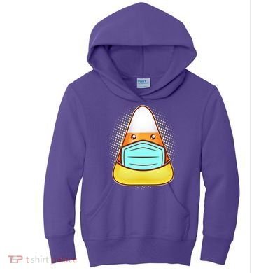 Cute Halloween Quarantine Candy Corn Kids Hoodie